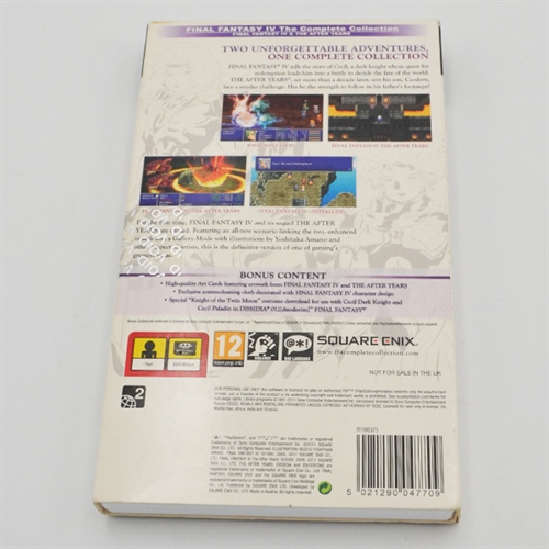 Final Fantasy IV The Complete Collection - PSP (B Grade) (Genbrug)